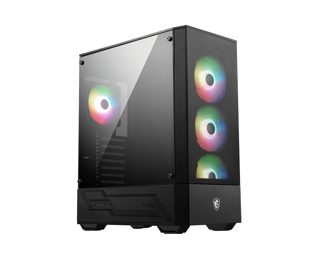 MSI MAG Forge 112R Midi Tower Black, Transparent