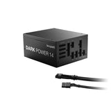 be quiet! DARK POWER 14, 850W, 80 PLUS certified and Cybenetics efficiency, ATX 3.1 compliant, PCIe 5.1 compatible, backed by a 10-year manufacturer's warranty.