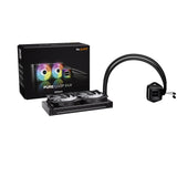 be quiet! Pure Loop 3 LX Liquid CPU Cooler, Universal Socket, 240mm Radiator, 2 x Light Wings LX PWM High Speed, Stylish ARGB cooling block featuring 10 included lighting foils, 3-year manufacurer's warranty.