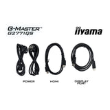 iiyama G-Master Red Eagle gaming monitor G2771QS-B1 27" Black, Ultra Slim Bezel, QHD Resolution, IPS, 200Hz, 0.5ms, Nvidia G-Sync, HDMI, Display Port, Black Tuner
