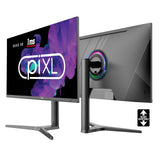 piXL CM27G7 27 Inch 100Hz QHD IPS Gaming Monitor with AMD FreeSync & Nvidia G-Sync, 1ms Response Time, DisplayPort, HDMI, USB-A, VESA Mount, RGB Lighting, VESA Mount & Height Adjust