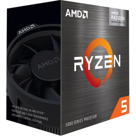 AMD Ryzen 5 5600GT 6 Core AM4 Processor, 12 Threads, 3.6GHz up to 4.6GHz Boost, 19MB Cache, 65W, with Wraith Stealth Cooler, Radeon Graphics